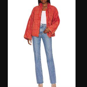 Free People Women Myrrh Dolman Quilted Knit Jacket Size M NWT 198$